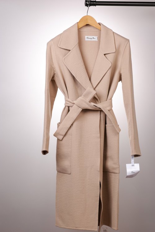 Dior Dignified Long Wool Overcoat with Suit Collar, Four Colors, Comes with Dust Bag