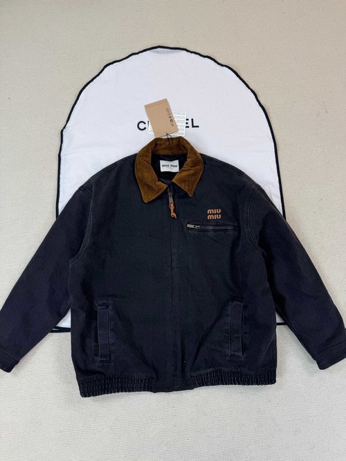 Miu Miu Stylish Outerwear with Exquisite Details