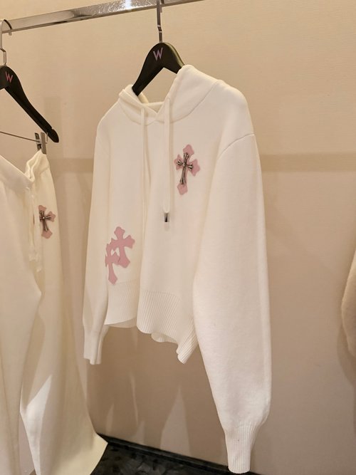 Chrome Hearts Cross Knitted Set: Warm and Fashionable Dual-Color Option