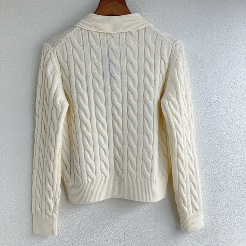 Polo Ralph Lauren Retro College Style Knitwear with Pony Embroidery, Adaptable