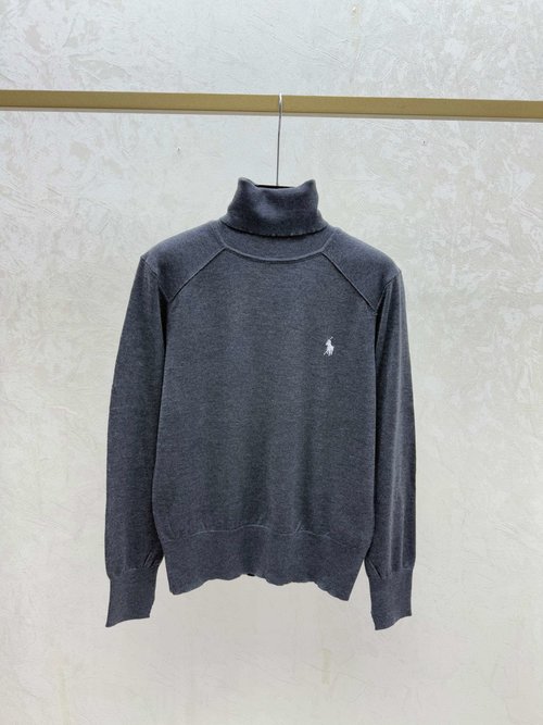 Polo Ralph Lauren Solid-Color High-Neck Knitted Long Sleeve in Multiple Hues