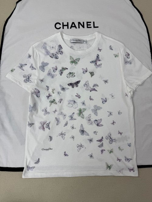 Dior Casual Short-sleeved Shirt with Exquisite Workmanship