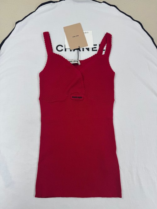 Miu Miu In - depth View of Strappy Camisole