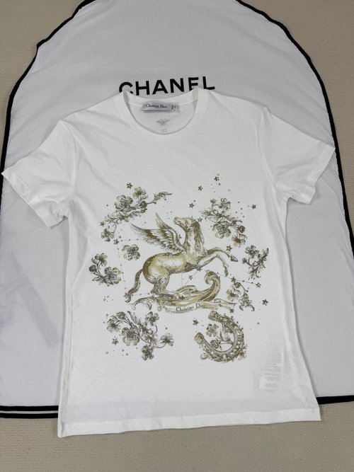 Dior Detailed pictures of trendy unique short - sleeve