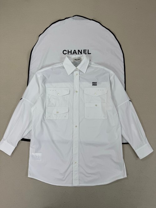 Miu Miu Classic Shirt Detailed View
