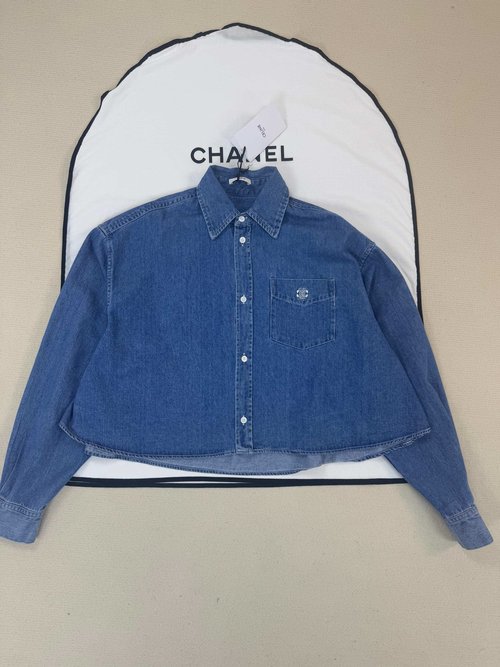 Celine Celin Denim Jacket with Detailed Craftsmanship