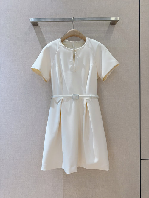 Dior Sleeveless Polyester Dress, High-End Design