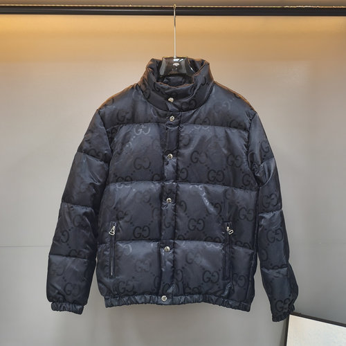 Gucci Double G Monogram Padded Jacket for Daily Use