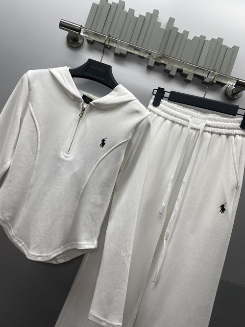 Loewe Versatile Cotton Polo Hooded Embroidered Casual Suit