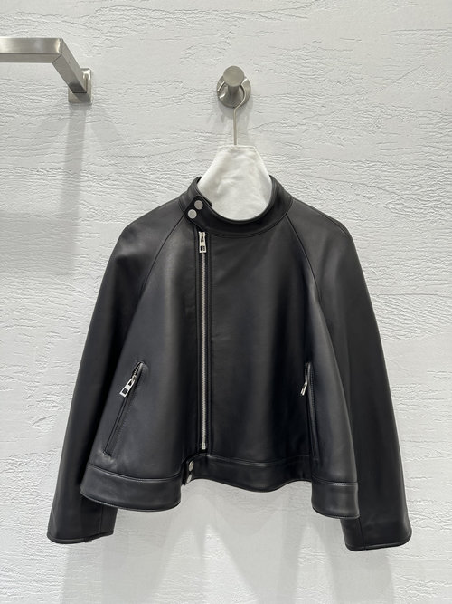 Loewe Retro-contemporary Cloak-style Jacket Made of High-quality Lambskin