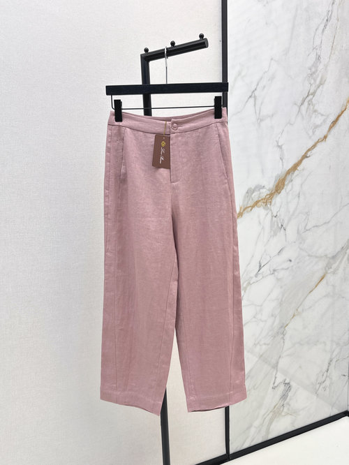 Loro Piana Exclusive: Casual Linen Tapered Trousers for Versatile Look