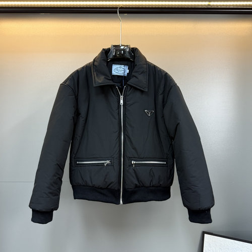 Prada Prada-Inspired Jacquard Cotton Coat: Elegant Showcase