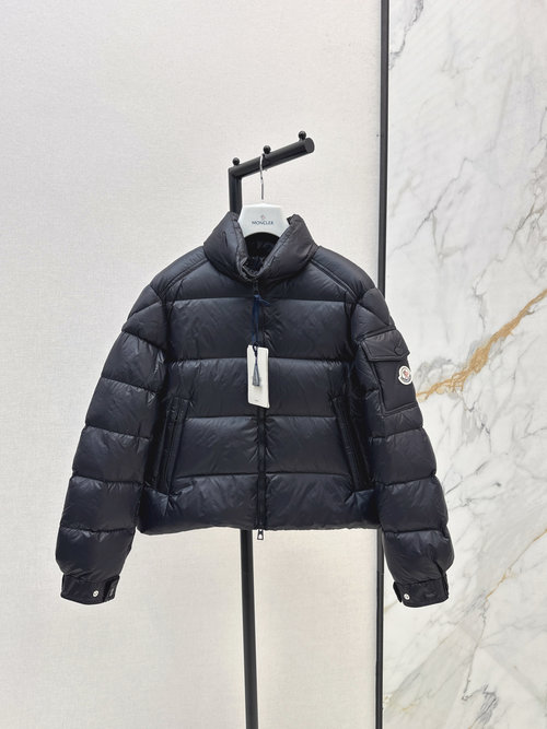 Moncler New Color Short Collar Down Jacket with Premium White Goose Down