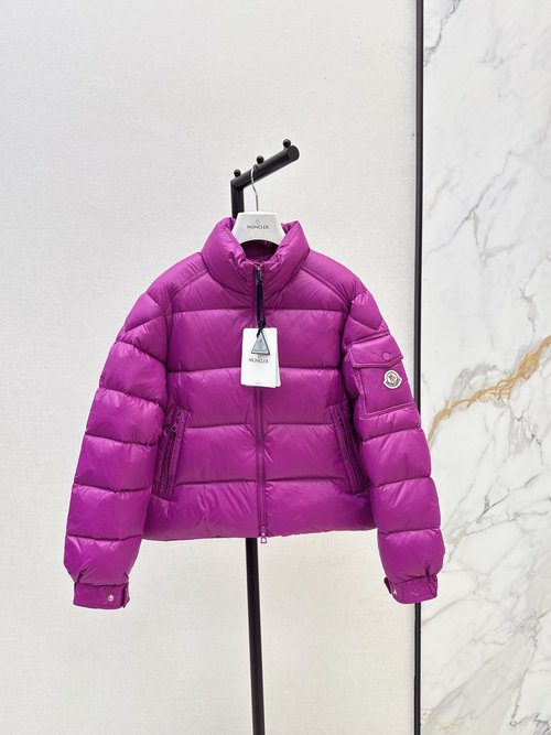 Moncler New Color Short Collar Down Jacket with Premium White Goose Down