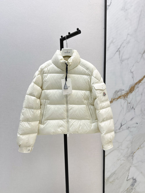 Moncler New Color Short Collar Down Jacket with Premium White Goose Down