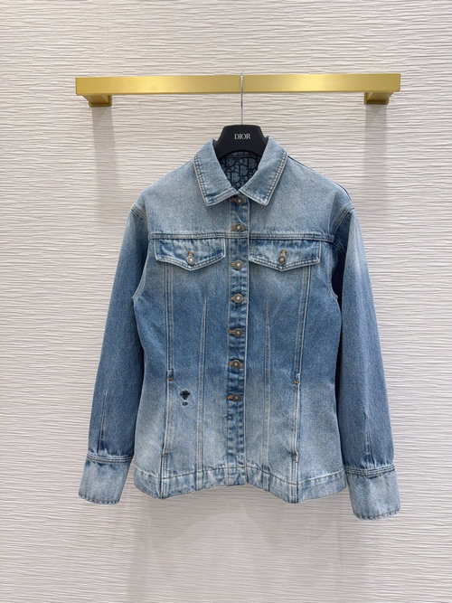 Chanel Vintage - Style Denim Coat with a Clean Look and Universal Appeal