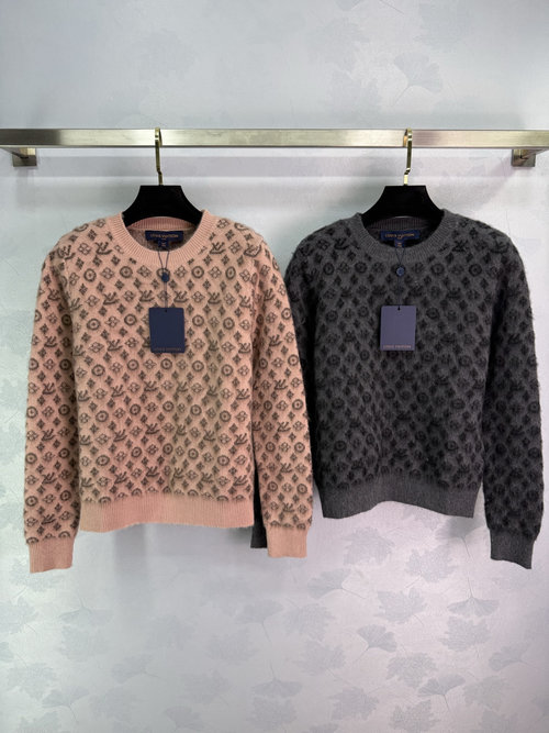 Louis Vuitton Custom YB Knit Top Featuring Four - Leaf Clover Jacquard