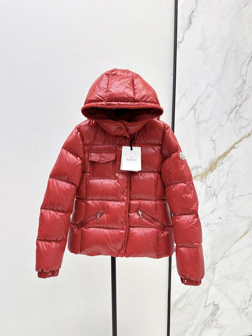 Moncler New Color Knitted Waist-Capped Down Jacket, Stylish Design