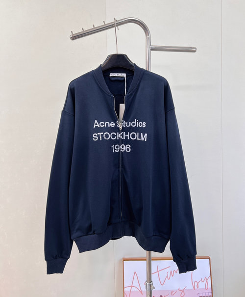 Dior Vintage Letter-Printed Oversized Zip Jacket