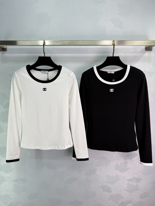 Chanel Soft Embroidered Logo Base Layer with Elastic and Skin-Friendly Fabric