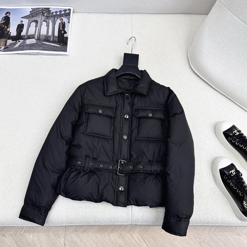 Dior Fitted Collar Waistline Down Jacket