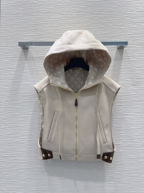 Louis Vuitton Innovative Fabric Vest, Stylish and Aerodynamic