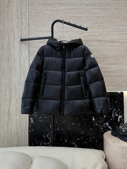 Moncler Classic Doll-Style Short Down Jacket in Multiple Colors