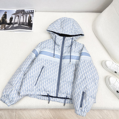 Dior Ski Series Fleece Down Jacket for Warmth