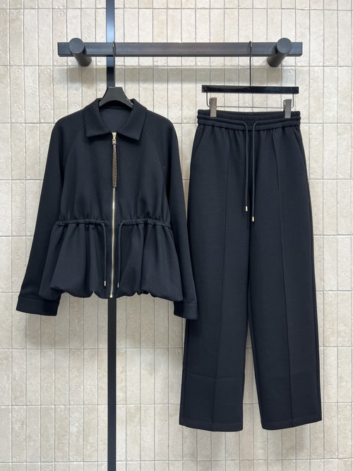 Louis Vuitton Matched Jacket and Pants Set with Stylish Appearance