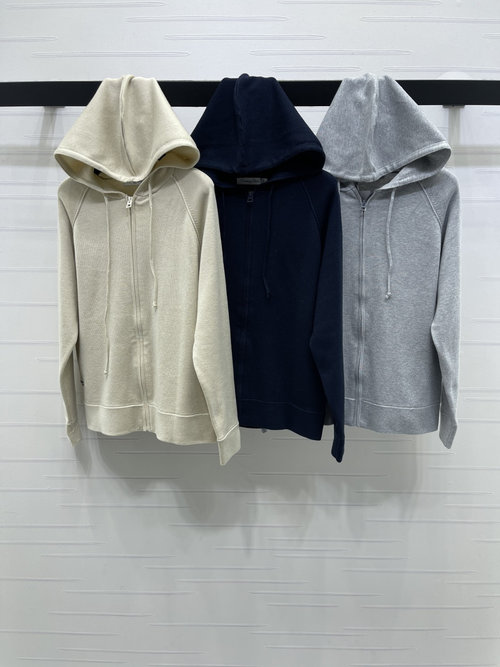 Dior Hooded Cardigan with Butterfly Embroidery