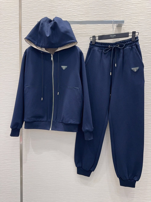 Prada New Reversible Suit Set for an Elegant Appearance