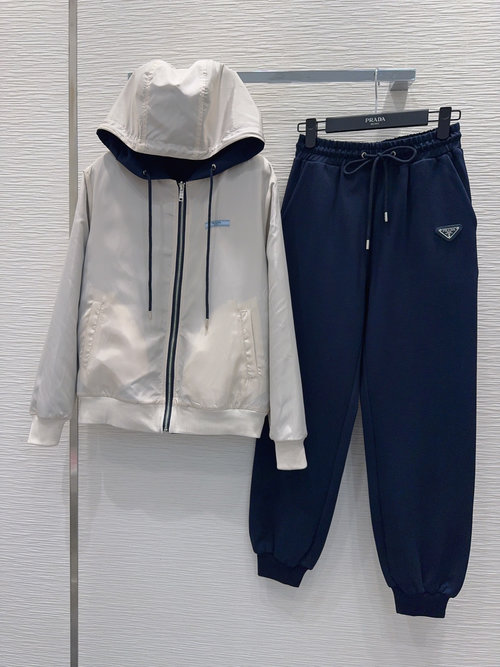 Prada New Reversible Suit Set for an Elegant Appearance