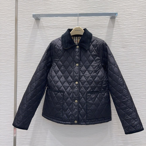 Burberry Warm and Fashionable Cotton Jacket with a Classic Logo for a Timeless Look