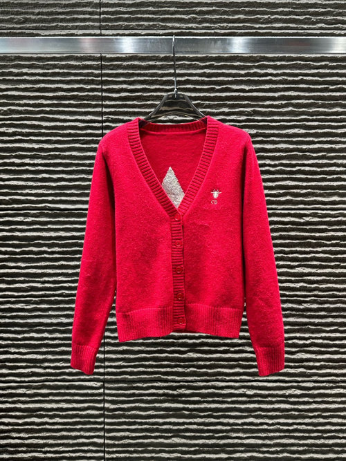 Dior Heavy-Embellished Embroidered Vest and Cardigan Set