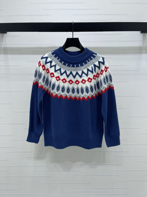 Polo Ralph Lauren Heavy-duty Hooked Round-neck Pullover with Nordic Design