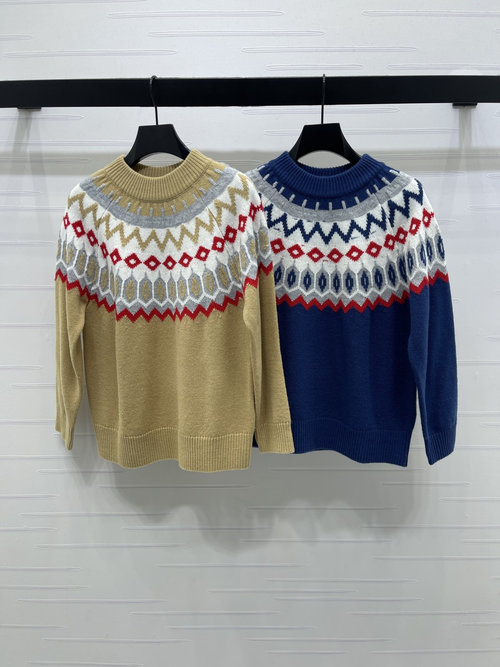 Polo Ralph Lauren Heavy-duty Hooked Round-neck Pullover with Nordic Design