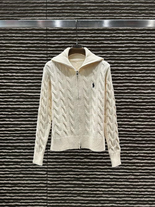 Polo Ralph Lauren New Item: Classic Half-Turtleneck Zip-Up Cardigan