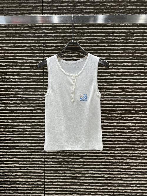 Loewe Newly Launched: Embroidered Logo Knit Vest