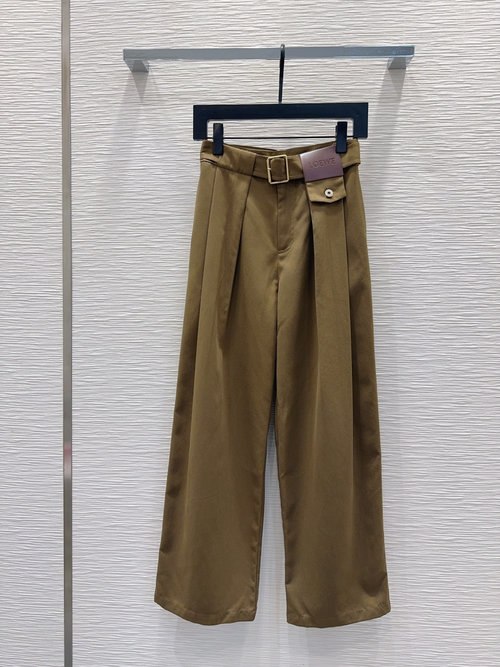 Loewe Elegant Imported Dress Pants with High-end Finishes