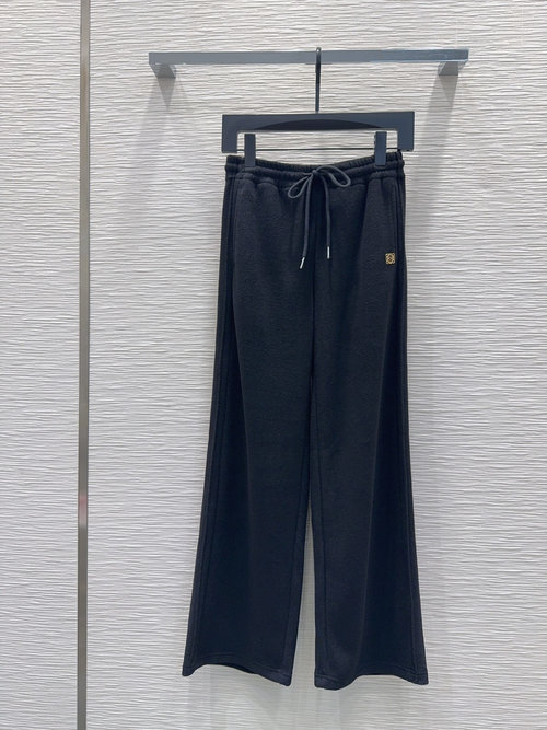 Loewe Stylish Woolen Wide-Leg Trousers