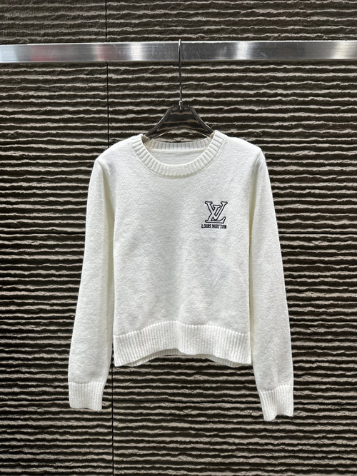 Louis Vuitton Three-dimensional Embroidery Pullover Sweater - New Arrival