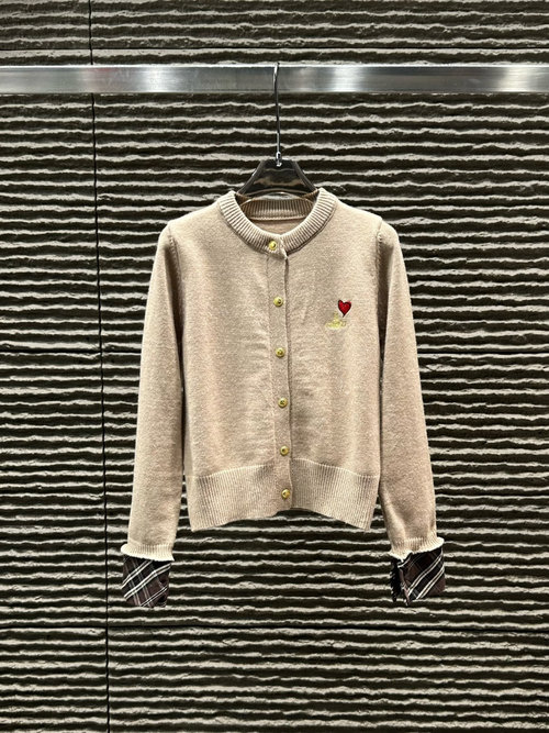 Polo Ralph Lauren Horse Embroidery Knitted Cardigan with Sleeve Details