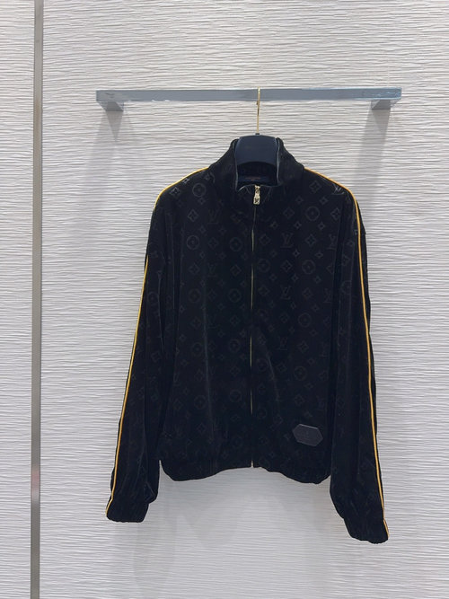 Louis Vuitton Embossed Velvet Coat for Daily Wear