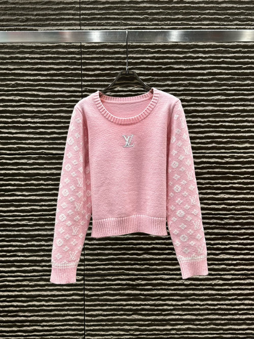 Louis Vuitton New Arrival: Sleeve Jacquard Pullover Sweater