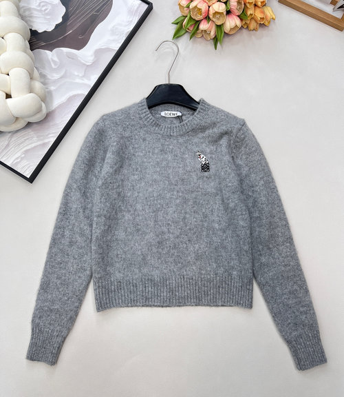 Louis Vuitton Louis Wain Doraemon Embroidered Knit Sweater