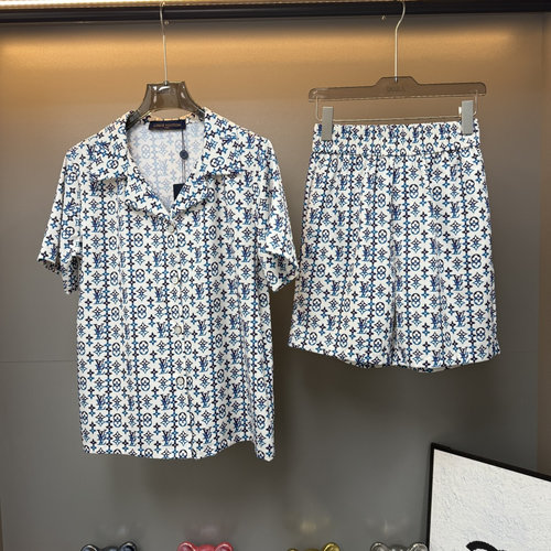 Louis Vuitton African Darjeeling Series Casual Pajama Set, High-End Fabrics