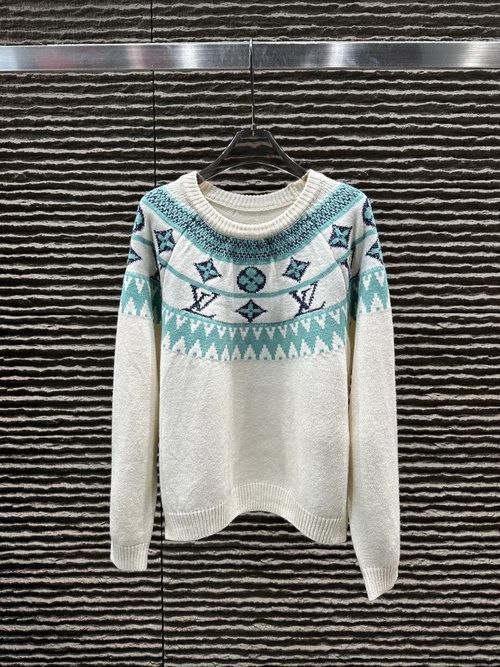 Louis Vuitton Classic Pattern Christmas Limited Sweater