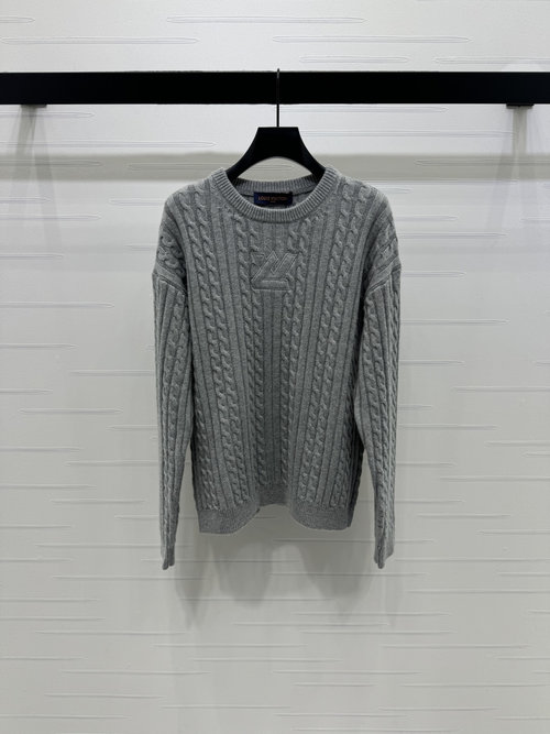 Louis Vuitton 3D Letter Knitted Pullover, Fine Wool and Exquisite Workmanship