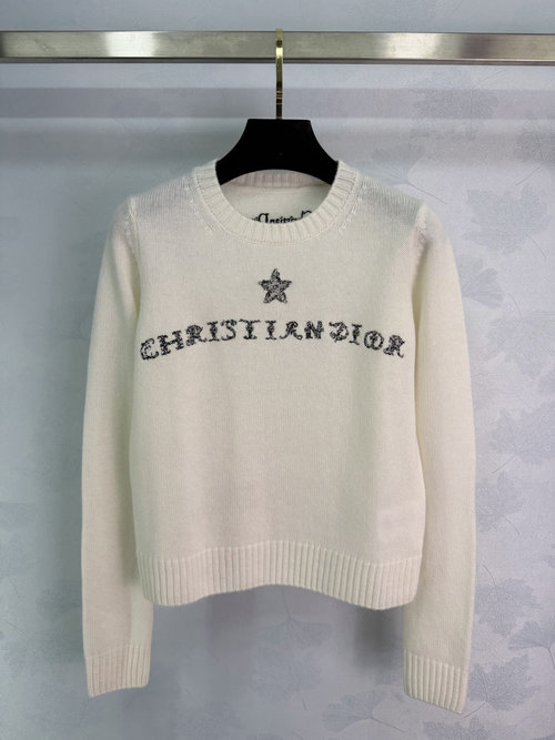 Dior Lucky Star Embroidered Sweater for Any Occasion