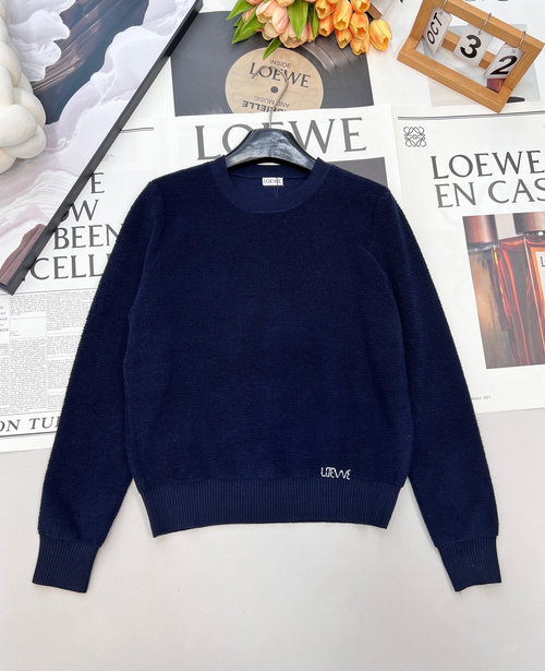 Loewe Elegant Letter - Embroidered Knitwear